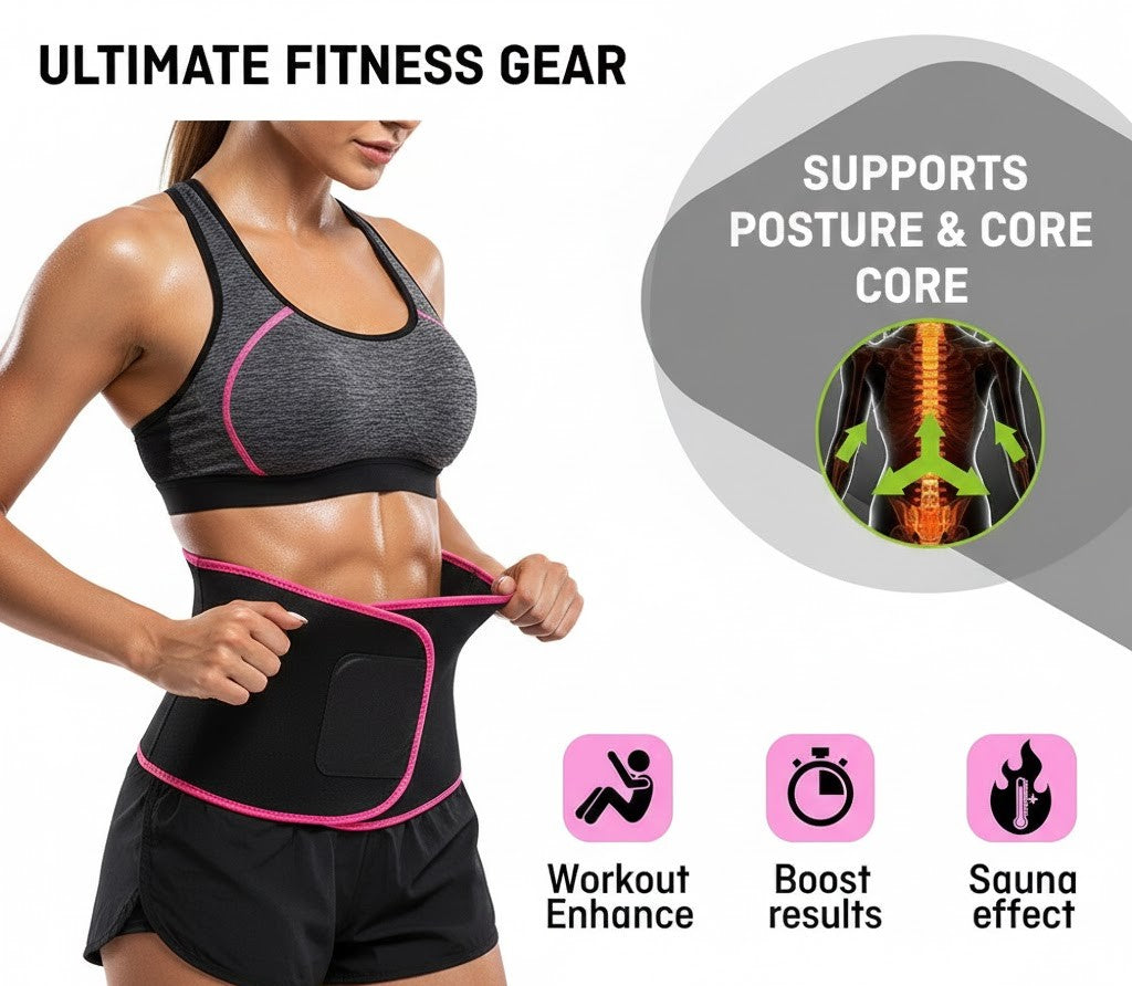 Adjustable Waist Trimmer Belt™ – GYM Ka Real Partner